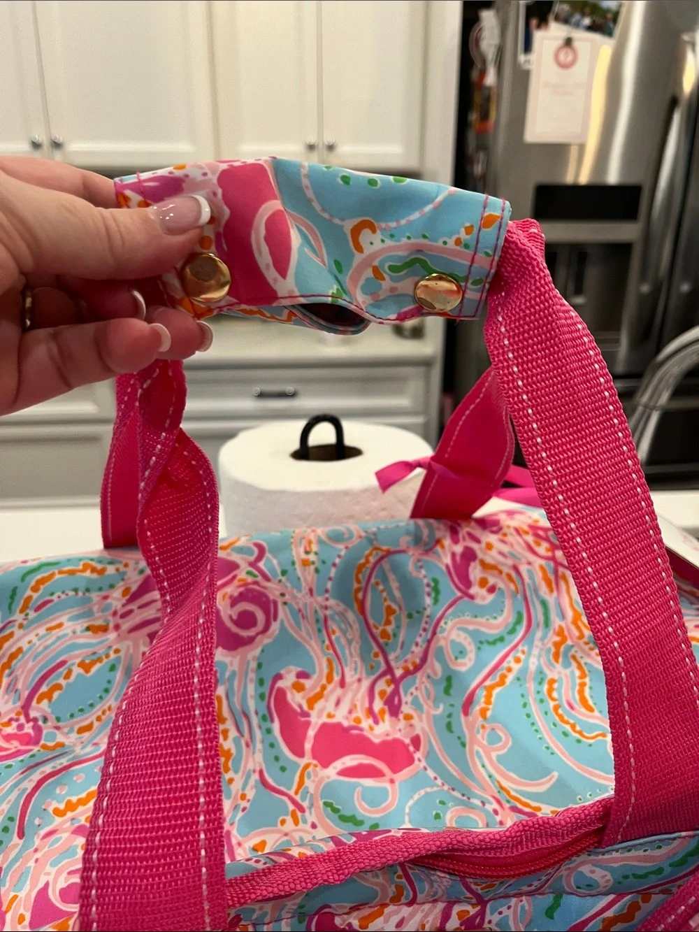 Lilly Pulitzer vibrant swirl